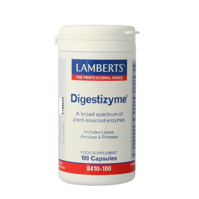 Lamberts Digestizyme spijsverteringsenzymen 100 Vegetarische capsules