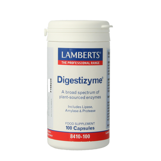 Lamberts Digestizyme spijsverteringsenzymen 100 Vegetarische capsules