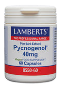 Lamberts Pijnboombast extract (Pycnogenol 40mg) 60 Vegetarische capsules