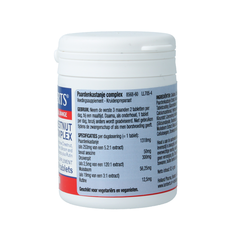 Lamberts Paardekastanje complex (Aescine, Horse Chestnut) 60 Tabletten