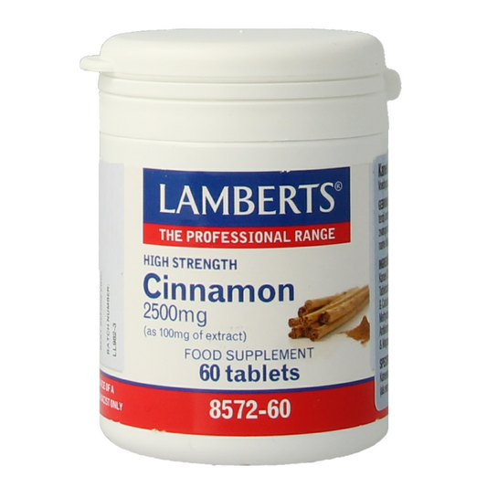 Lamberts Kaneel 2500mg (cinnamon) 60 Tabletten