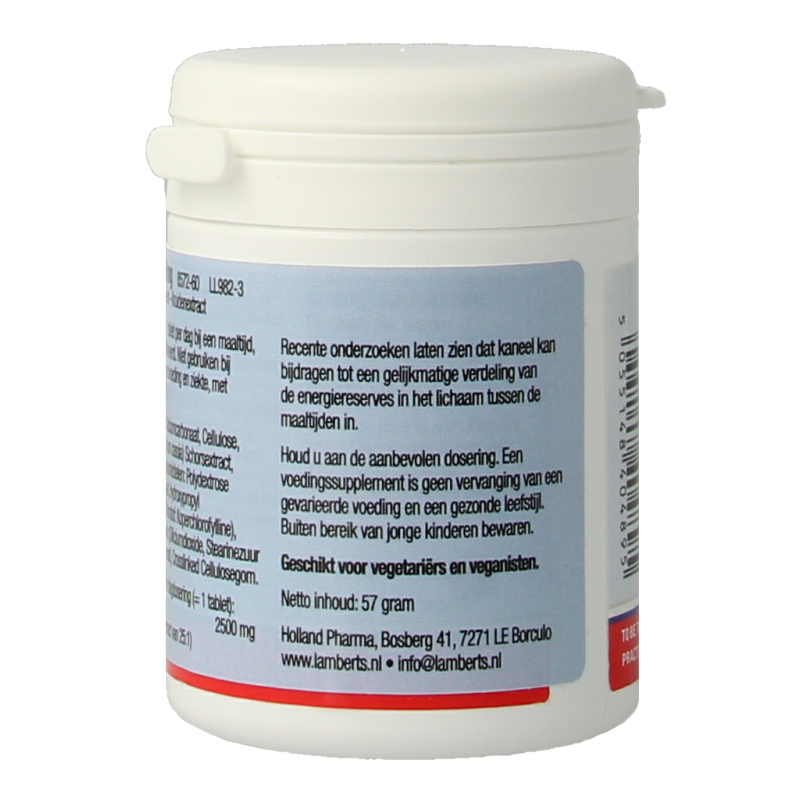 Lamberts Kaneel 2500mg (cinnamon) 60 Tabletten