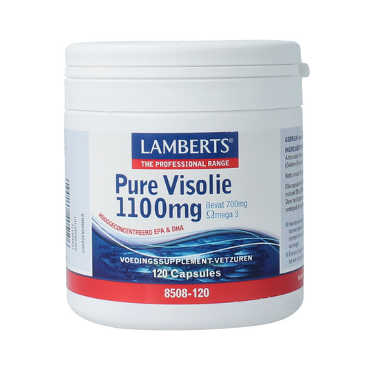 Lamberts Pure visolie 1100mg omega 3 120 Capsules
