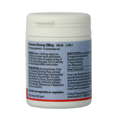 Lamberts Ginseng Koreaans 1200mg 60.00 Tabletten