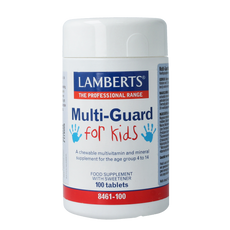 Lamberts Multi-guard for kids (playfair) 100.00 Kauwtabletten