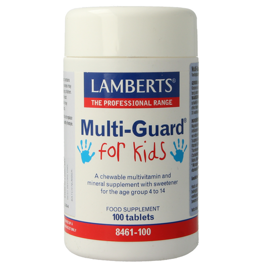 Lamberts Multi-guard for kids (playfair) 100 Kauwtabletten
