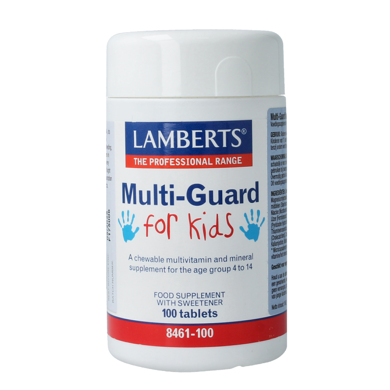 Lamberts Multi-guard for kids (playfair) 100 Kauwtabletten