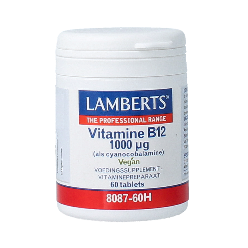 Lamberts Vitamine B12 1000mcg (cyanocobalamine) 60 Tabletten