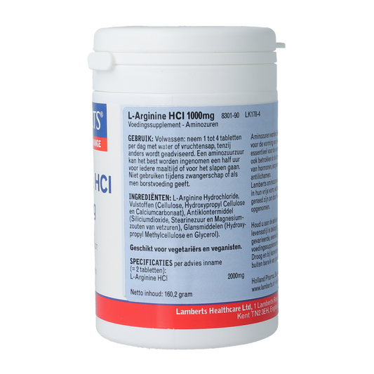 Lamberts L-Arginine 1000mg 90.00 Tabletten