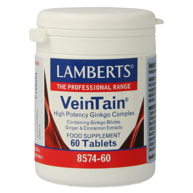 Lamberts Veintain (met ginkgo, kaneel) 60 Tabletten