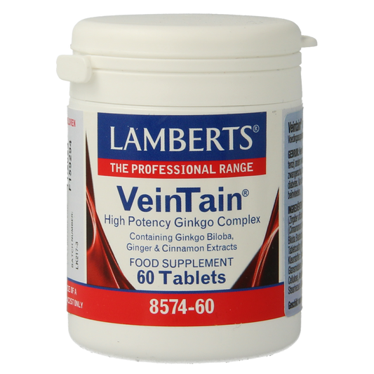Lamberts Veintain (met ginkgo, kaneel) 60 Tabletten