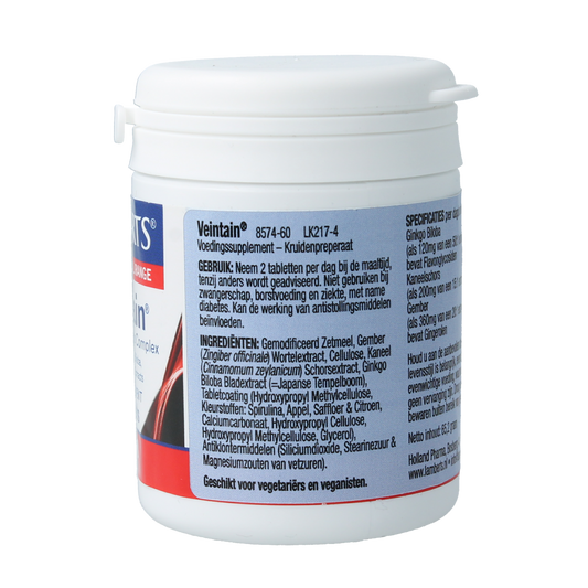 Lamberts Veintain (met ginkgo, kaneel) 60.00 Tabletten