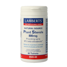 Lamberts Plant sterolen 800mg 60.00 Tabletten