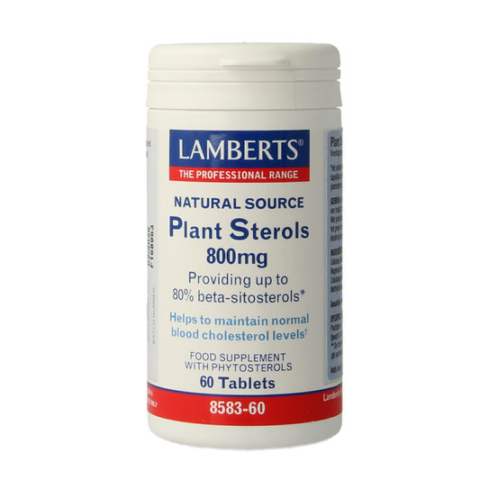 Lamberts Plant sterolen 800mg 60 Tabletten