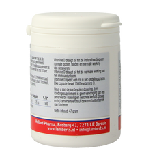 Lamberts Vitamine D3 1000IE/25mcg 120 Capsules