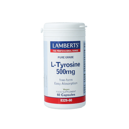 Lamberts L-Tyrosine 500mg 60.00 Capsules