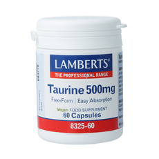 Lamberts Taurine 500mg 60 Vegetarische capsules