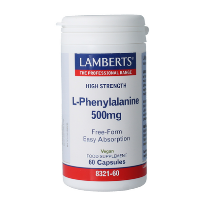 Lamberts L-Phenylalanine 500mg 60.00 Capsules