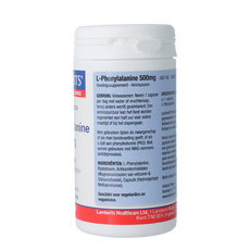 Lamberts L-Phenylalanine 500mg 60 Capsules