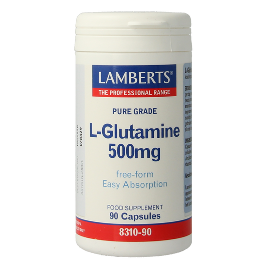 Lamberts L-Glutamine 500mg 90 Vegetarische capsules