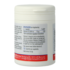 Lamberts Vitamine D3 3000IE/75mcg 120 Capsules