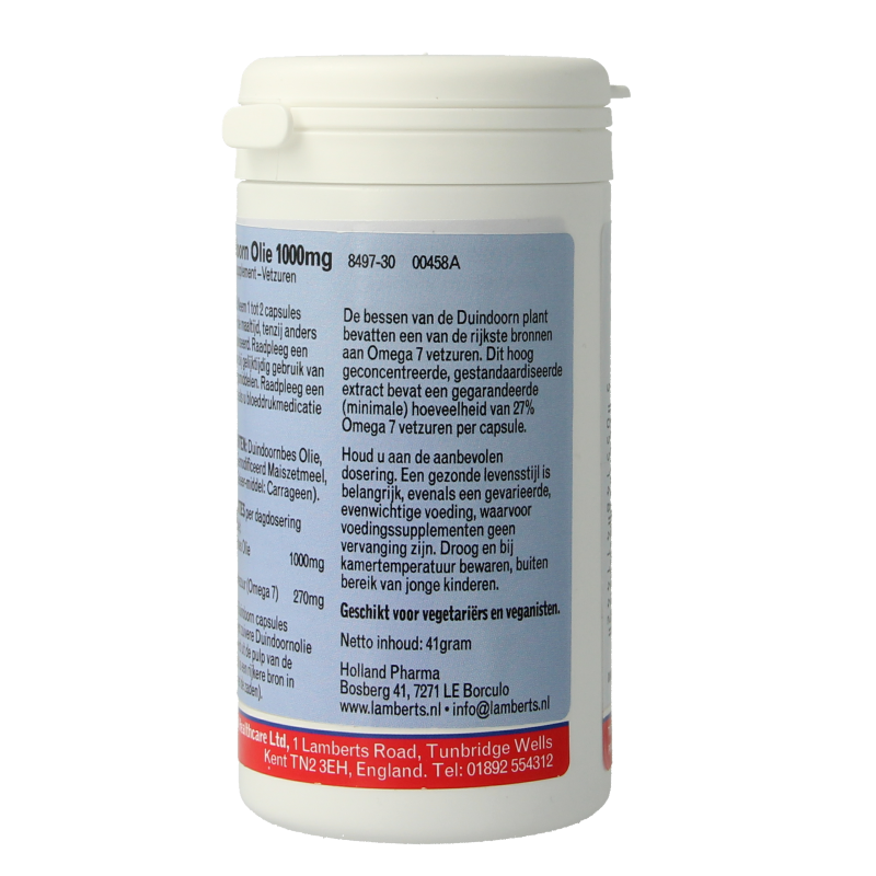 Lamberts Duindoornolie 1000mg 30 Capsules