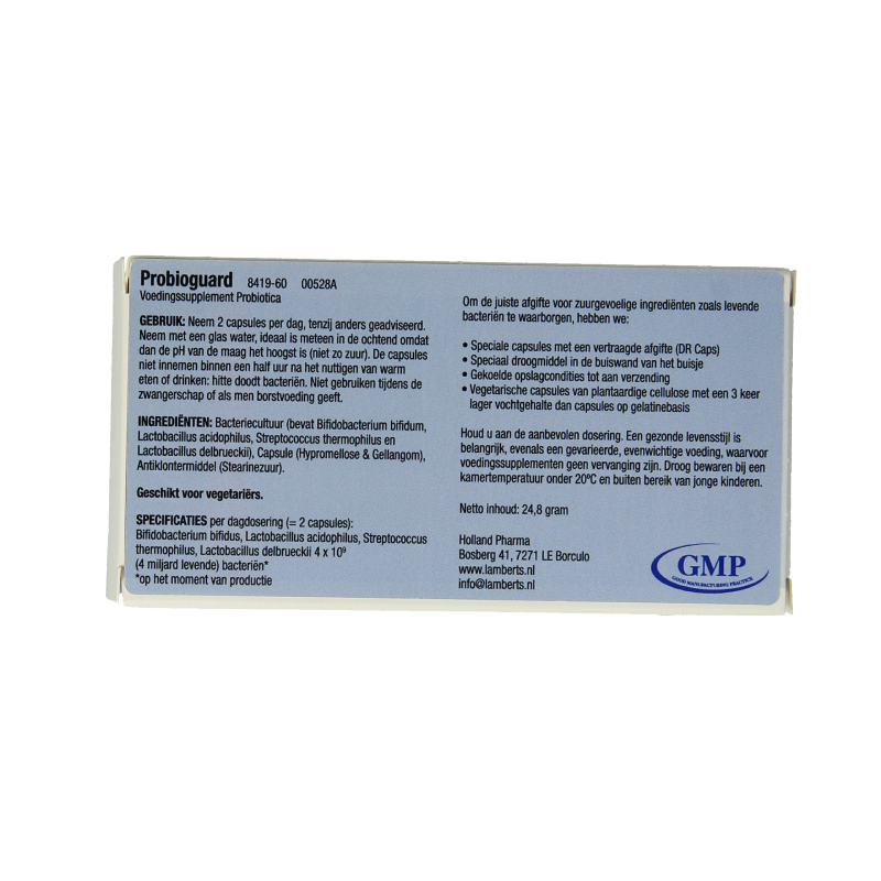 Lamberts Probioguard 60 Capsules