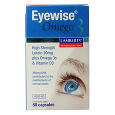 Lamberts Eyewise krachtige luteïne 20mg met omega 3 60.00 Capsules