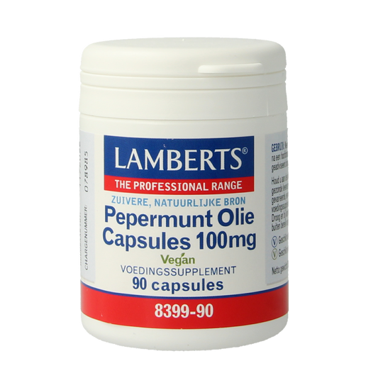 Lamberts Pepermuntolie 100mg 90 Capsules