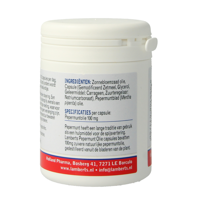 Lamberts Pepermuntolie 100mg 90 Capsules
