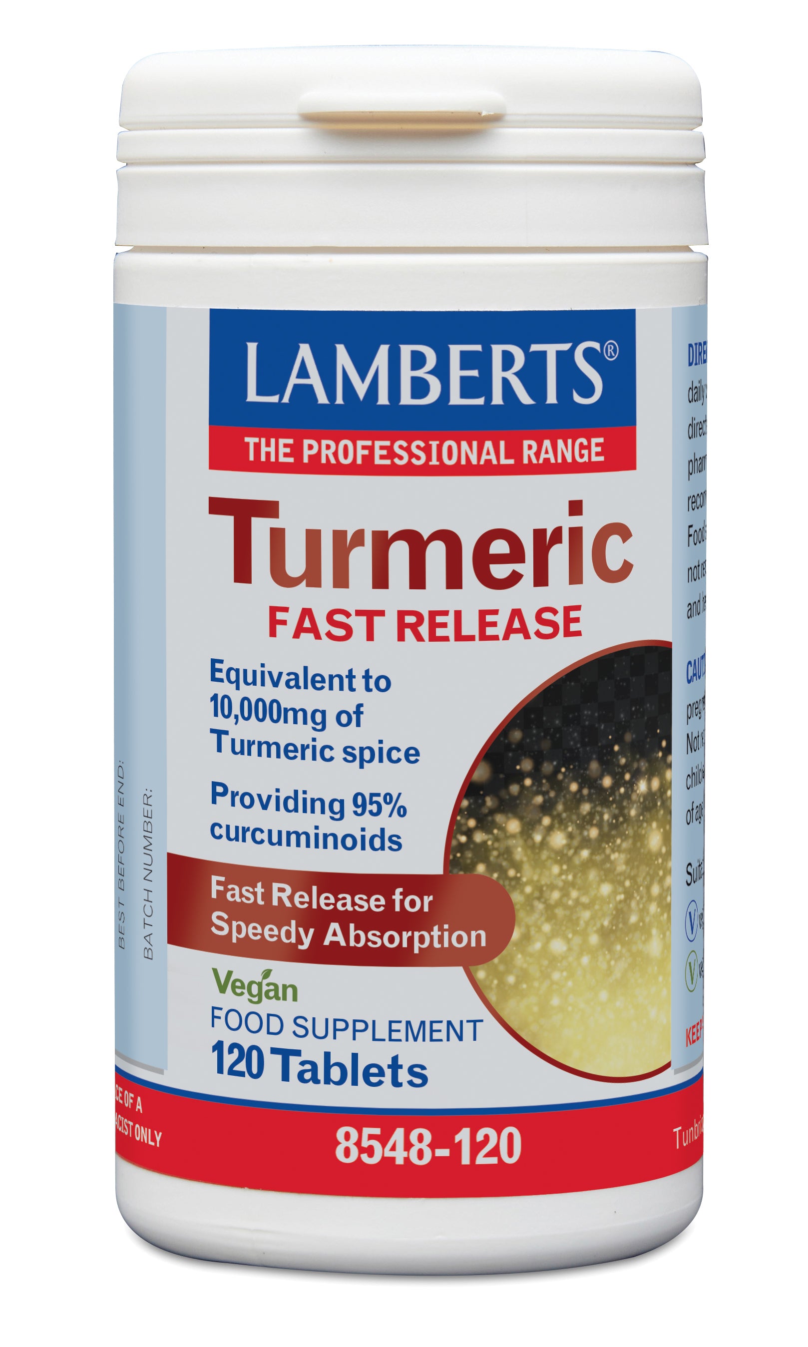 Lamberts Curcuma fast release (Turmeric) 120 Tabletten