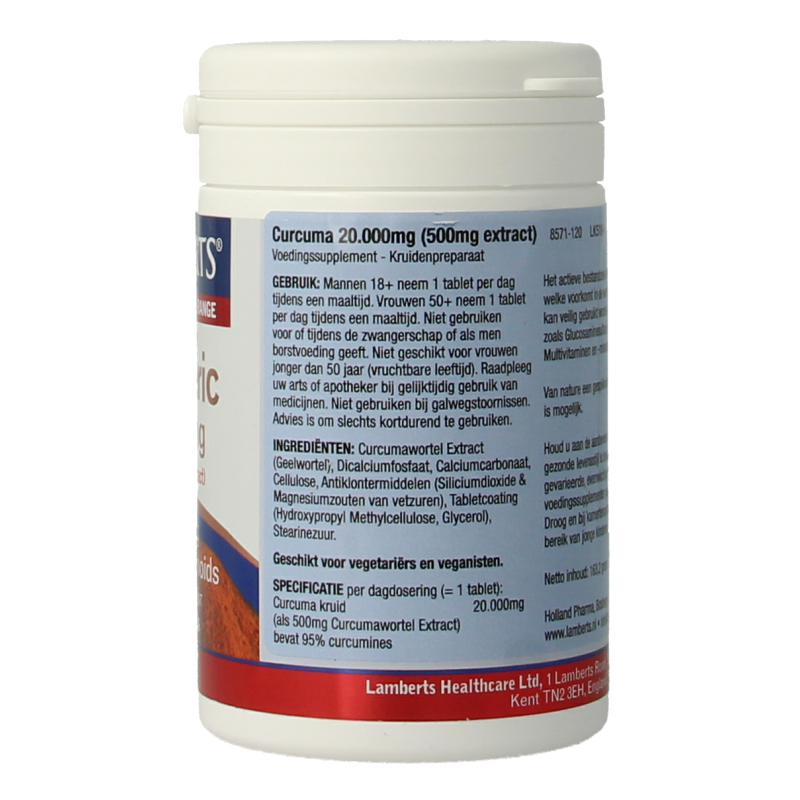 Lamberts Curcuma 20.000mg (turmeric) 120 Tabletten