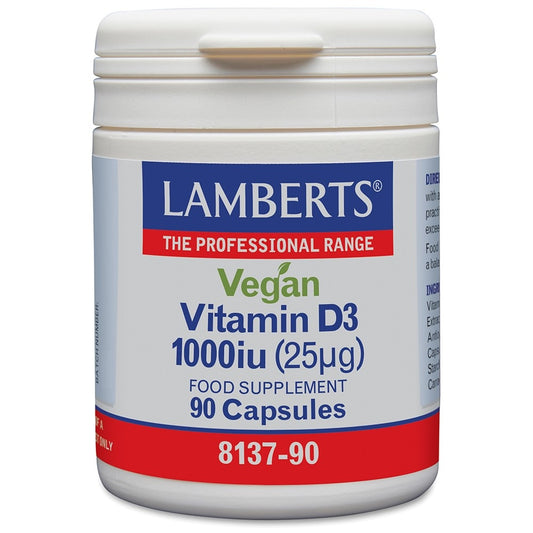 Lamberts Vitamine D3 1000IE 25mcg vegan 90 Capsules