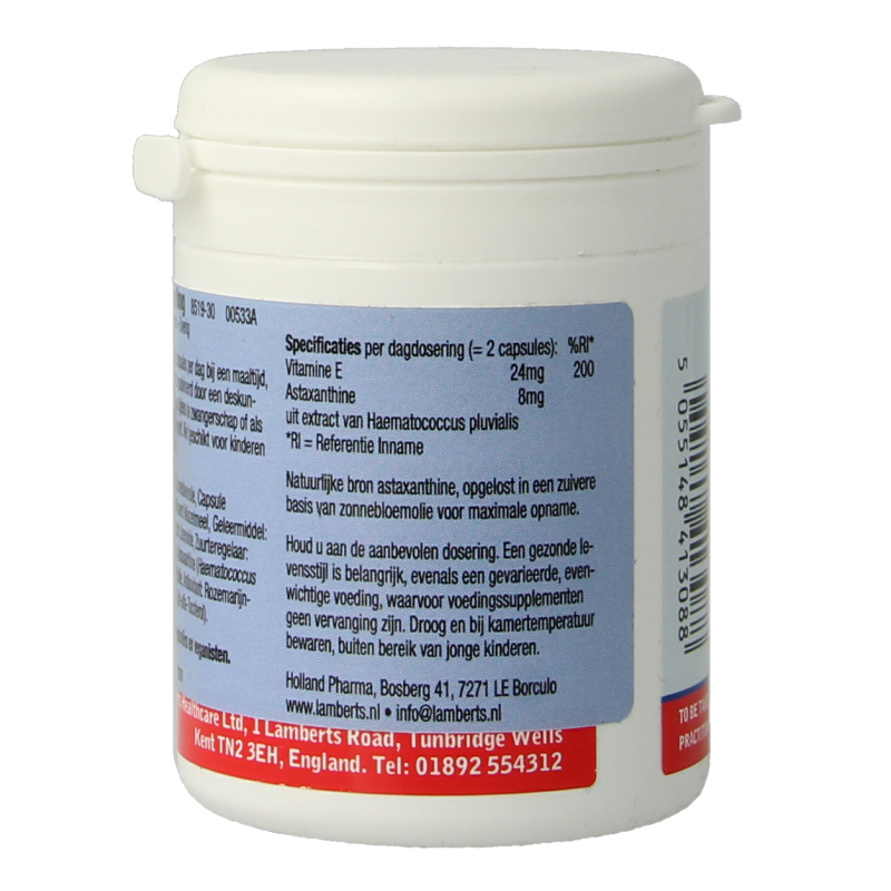 Lamberts Astaxanthine 8mg 30 Tabletten