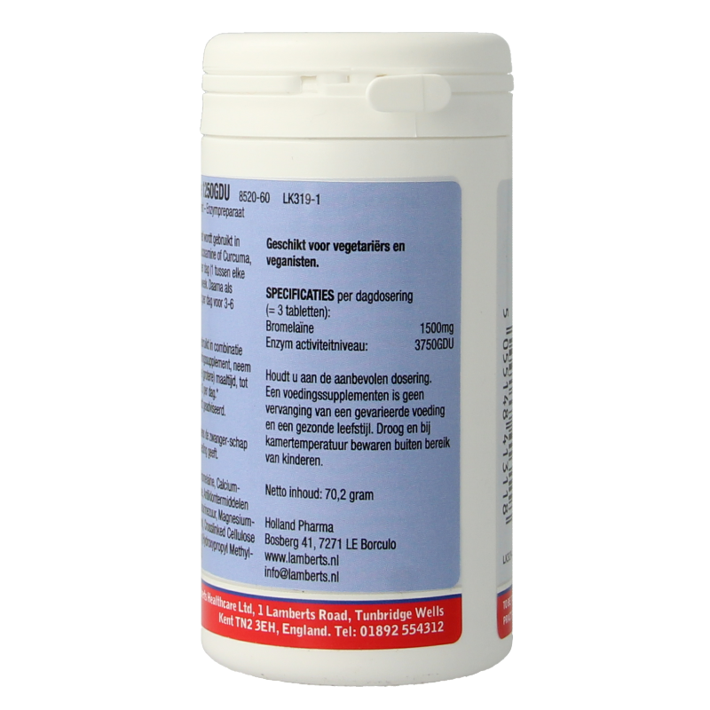 Lamberts Bromelaine 1250gdu 60 Tabletten