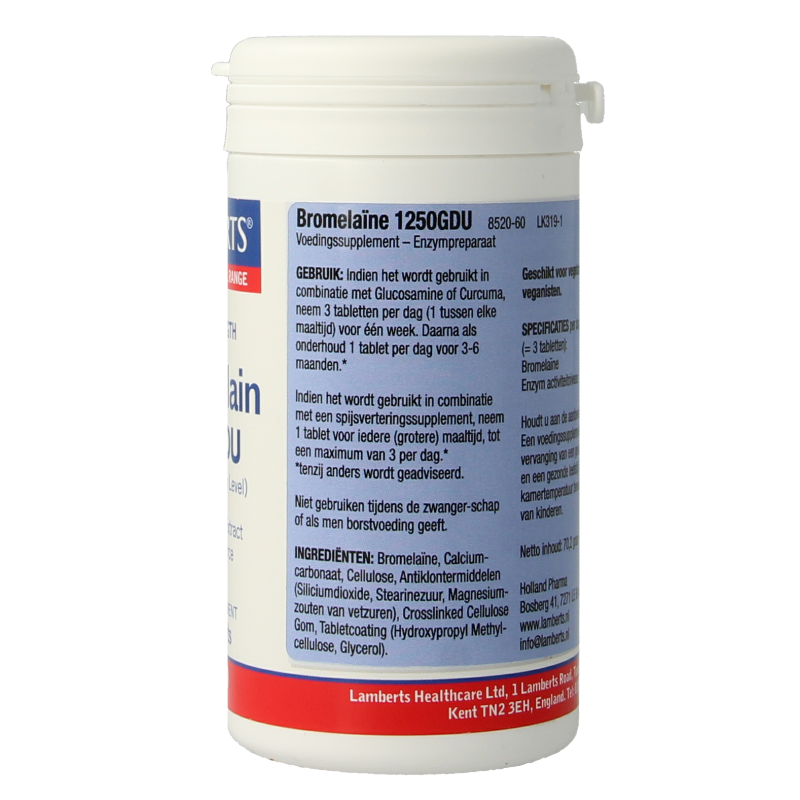 Lamberts Bromelaine 1250gdu 60 Tabletten
