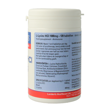 Lamberts L-Lysine 1000mg 120.00 Tabletten
