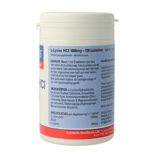 Lamberts L-Lysine 1000mg 120.00 Tabletten