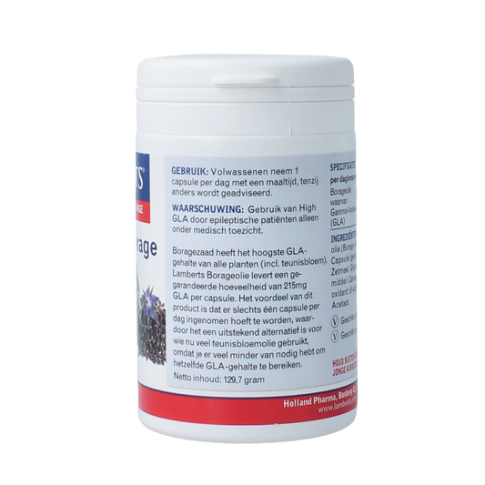 Lamberts Borageolie starflower 1000mg 90.00 Vegetarische capsules