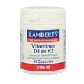 Lamberts Vitamine D3 1000IE en K2 90mcg 60.00 Capsules