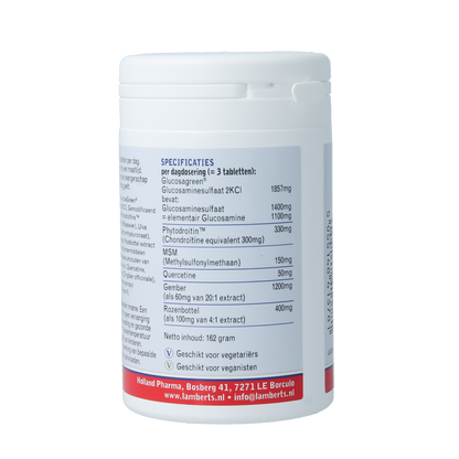 Lamberts Glucosamine compleet vegan 120.00 Tabletten