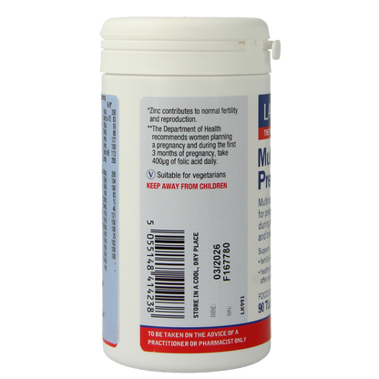 Lamberts Multi-Guard zwangerschap 90.00 Tabletten