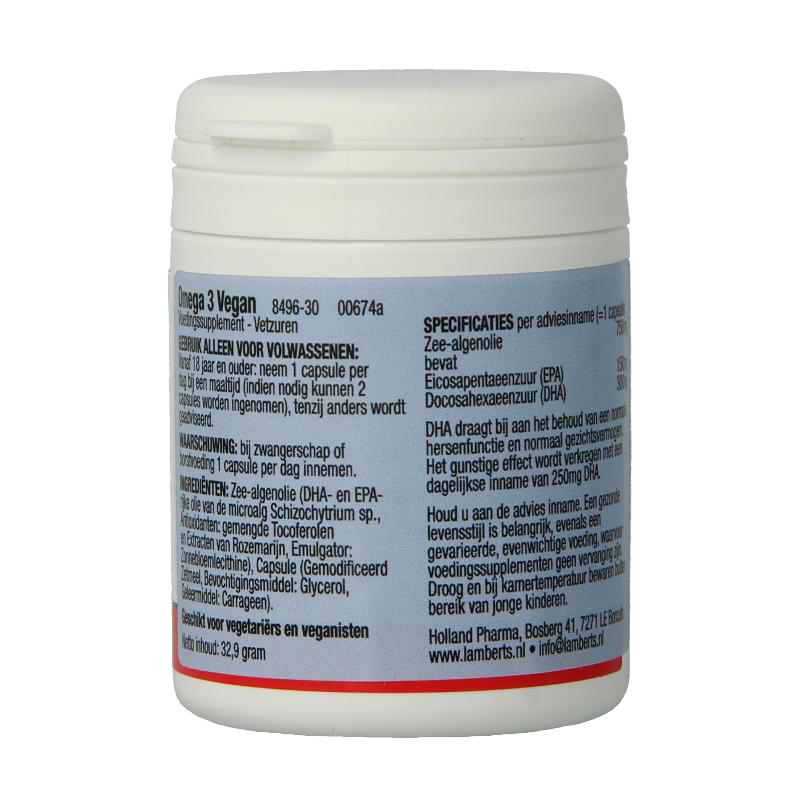 Lamberts Omega 3 vegan 30 Capsules