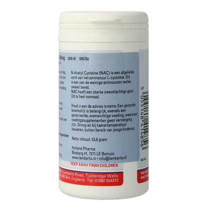 Lamberts N acetyl cysteine 90.00 Capsules