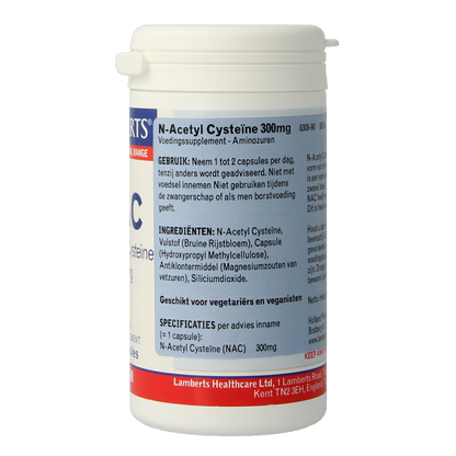 Lamberts N acetyl cysteine 90.00 Capsules