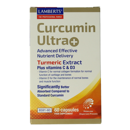 Lamberts Curcumine ultra+ 60.00 Capsules