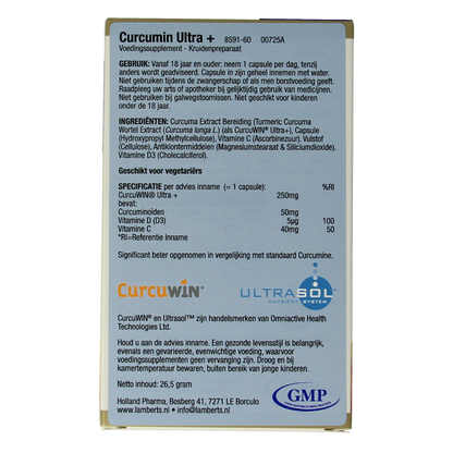 Lamberts Curcumine ultra+ 60.00 Capsules