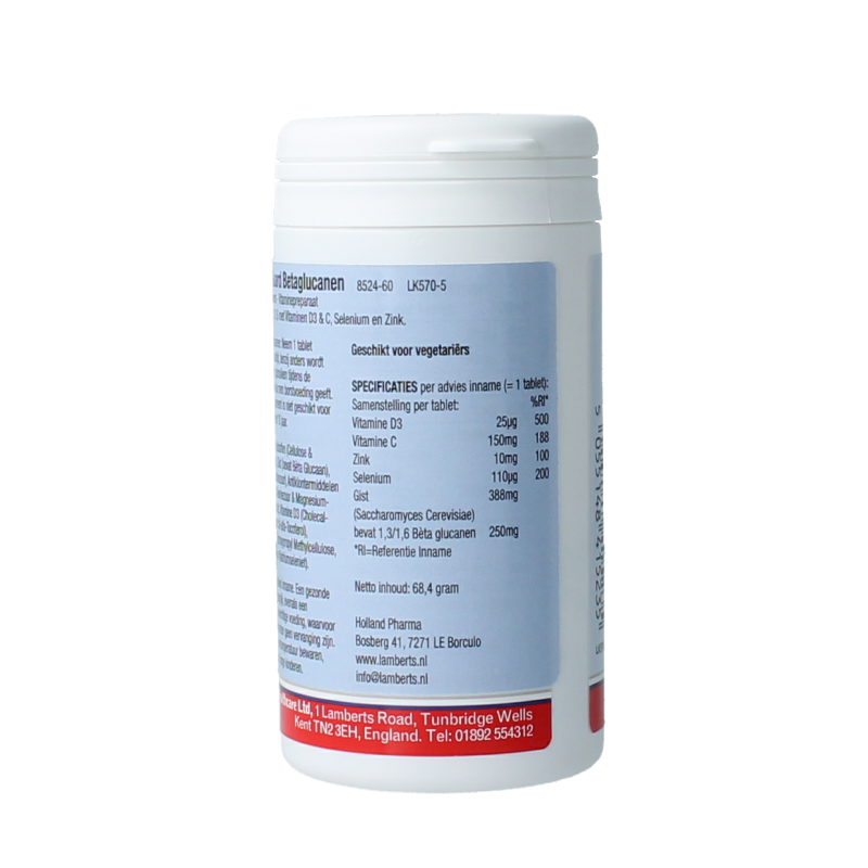 Lamberts Immune guard betaglucanen 60 Tabletten