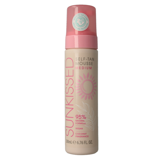 Sunkissed Self tan mousse medium 200 Milliliter