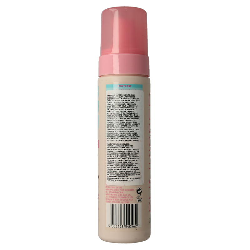 Sunkissed Self tan mousse medium 200 Milliliter